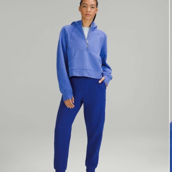 Lululemon Scuba Oversized Half-Zip Hoodie Wild Indigo XS/S - Picture 8 of 9